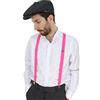 TruClothing.com Bretelle Vintage Da Uomo Classiche Stile Blinders Stile Anni 20 - rosa taglia unica
