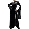 YAOHUOLE Vestito Cosplay Donna Halloween Abito Gotico 2XL