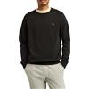 Timberland Felpa da Uomo Girocollo con Rovescio Spazzolato Exeter River Nera Taglia S Codice TB0A2BNKX65
