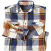 ATLAS FOR MEN - Camicia a Quadri in Flanella - Manica Lunga - Disponibile nelle Taglie Grandi