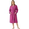 Get Trend Accappatoio da Donna S-2XL, Accappatoio in Cotone per Adolescenti in Piqué a Nido d'Ape, Accappatoio da Sauna Leggero con Cintura e Tasche, Regali per Donne (2XL, Orchidea)