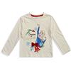 SUN CITY Maglietta Disney Frozen Elsa Maniche Lunghe Natalizia Bambina per Natale 5565