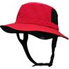 Huakunda Cappello da sole da uomo UPF50+ cappello da spiaggia a tesa larga ad asciugatura rapida all'aperto cinturino regolabile secchio cappelli da pesca per surf in barca, Red