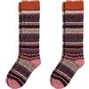 lavendel Calze Termiche Lunghe in Lana - 2x Arancio
