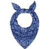 GOT Sports Bandana rinfrescante UPF 50+ per uomini e donne, termoregolazione, traspirante, protezione solare, Paisley blu navy, taglia unica