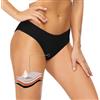 Generisch Biancheria intima per periodi, bikini per periodi, costume da bagno per adolescenti, costume da bagno, costume da bagno, biancheria intima mestruale a prova di perdite, per ragazze e adolescenti, Nero