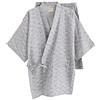 OWLONLINE Pigiama giapponese a maniche corte Yukata Kimono Wave (Taglia L, Leggero)