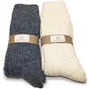 PASINI FASHION 2 Paia - Calze pesanti da uomo in Alpaca - Collezione EVEREST - calde e confortevoli, in assortimento di due colori (Bianco Cielo, 39-42)