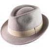 Classic Italy - Cappello Trilby Feltro Ripiegabile Idrorepellente Classic Trilby Crushable