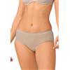 Sloggi Basic Midi 4-6-8 Pezzi Slip Donna in Cotone Basic+ Mutande Donna Slip Donna Midi B24 (50, 6 Pezzi.Nudo)