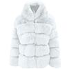 LOIJMK Giacca di pelliccia da donna corta con cappuccio, morbido cappotto corto da donna, giacca invernale in peluche con pelliccia Funky, soffice cappotto con cappuccio, giacca elegante per outerwear