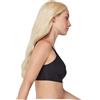 GISELA - Reggiseno Capacità Senza Ferro, Schiuma Rimovibile, Imbottitura Regolabile, Spalline Regolabili, Chiusura Posteriore, Taglio Laser, 75% Poliammide, Nero , M
