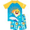 Baby Shark Swimsuit Boys Boys Toddlers 2 Pezzi Shorts Shorts Sumps Sump 18-24 Mesi