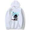 Sageam Uomo Donna Solo Leveling Felpe con Cappuccio Unisex Sung Jin-Woo Sweatshirt Streetwear con Maniche Lunghe