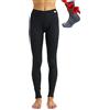 Merino.tech Pantaloni Lana Merinos Donna - 100% Intimo Termico Donna Lana Merino Leggero, Medio, Pesante con Calzini (Small, 165 Charcoal Grey)