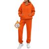 Laquieio 2025 Tuta Donna Inverno Pile Oversize Tuta Completa 2 Pezzi Manica Lunga Felpa con Cappuccio e Pantaloni Set Due Pezzi Set Sportivi Fitness Jogging Abbigliamento Sportivo Sweatshirt