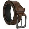 No Limits Cintura Uomo in Vera Pelle, Alta 4 cm, Accorciabile, Senza Cuciture, Elegante e Casual, Fibbia Nickel Free