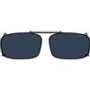Eyekepper Montatura in metallo Lente polarizzata Clip su occhiali da sole Lente grigia 52x33MM