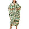 YouKD Caftano lungo da donna, estivo, bohémien, con motivo etnico, maxi abito da spiaggia, copricostume, K Colore 0, Taglia unica