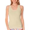 JADEA 2 Canotte Donna Spalla LargaJadea 2003 Green Cotton in Cotone Elasticizzato