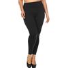 Want Clothing Leggings invernali da donna, taglie forti, elasticizzati a vita alta, foderati in pile, colore: nero, antracite, moka, kaki, blu navy, ruggine, 2XL - 5XL, Nero - 4xl-5xl