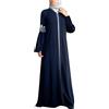 KBOPLEMQ Abito musulmano da donna abito da preghiera islamico Medio Oriente Dubai Turchia Arabo Caftano Tunica Abaya Dubai, abito da sera da preghiera per donne Abito da donna Ramadan Maxi abito da
