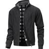 MeiLayM Cardigan da Uomo Cerniera Intera Maglione Giacca Invernale Stand Collare Maglia Cardigans Uomo Calda Casual Felpa Cappotti Manica Lunga con 2 Tasche