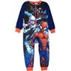 Marvel Pigiama in pile tutto in uno ufficiale Marvel Spider-Man, per ragazzi o ragazze, blu, età 18 mesi-10 anni, Multi, 9-10 Years