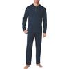 PEROFIL Pigiama Lungo Uomo Cotone Felpato Art. VPRT93210