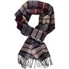 Rotfuchs Sciarpa invernale Red Fox e caldo plaid di tendenza Combinazioni di colori multipli Lana 180 x 30 cm Made in Germany (30 x 180 cm, bianco rosso grigio)