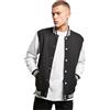 Build Your Brand - Giacca Uomo in Stile College Old School, Felpa Baseball in Stile Retrò Autunno-Inverno, Molti Colori Disponibili, Taglie S - 5XL