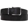 Blauer Cintura Uomo S4CAMY01/BEL in pelle con logo inciso (115, Nero)