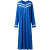 Keyocean Camicia da Notte da Donna in Cotone, a Maniche Lunghe, Biancheria da Notte