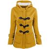Cocila Cappotto Da In Tinta Unita Con Bottoni Corno Felpa Cardigan Imbottito Cappuccio Giacca Tute Da Elegante Donna Calda Donna Con Zip Firmata La Mia Lolita Felpe Senza