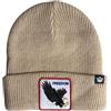 Goorin Bros. Berretto Beanie Cuffia con Risvolto, Animal Farm Hats, Autunno/Inverno (Freedom Beige)