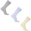 ROSSI CALZE 6 Paia Calza Uomo Corta 2060 ROSSI Sanitaria Made in Italy, Compressione Graduata 100%, con Cuciture Piatte e Polsino Senza Elastico, Assortito Moda, 42-44