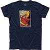 3styler T-Shirt Uomo Napo Orso Capo - Hair Bear - Cartoons Anni 60 Shirt - Linea Classic - 100% Cotone 185 gr/mq (L, Blu)
