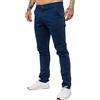 989Zé ENZO Jeans Uomo Pantaloni Casual Cotone Slim Fit Tasche Laterali EZ348 Blue 32W / 30L