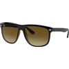 Ray-Ban Uomo 0RB4147 609585 60 Occhiali da sole, Nero (Top Black On Br)
