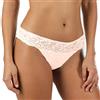 Cotonella 6 Pezzi Slip Donna Mini Realizzato in Cotone con Inserti di Pizzo Cipria 4/L