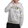 XTREME BOXING - Felpa Donna in Cotone Felpato con Cappuccio e Tascone, Sportiva, Casa, Palestra, Jogging, Tempo Libero XFD900C