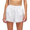 SUNDEK Kiana Boardshort, Costume a Pantaloncino Corto da Donna con Vita Elastica (IT, Testo, S, Regular, Regular, White)