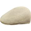 Kangol Coppola Seamless Tropic 507 Donna/Uomo - Cappello Piatto con Visiera Primavera/Estate Estate - XL (60-61 cm) Beige
