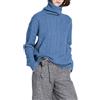 Ailaile Maglioni di Lana Maglione a Collo Alto da Donna Pullover Femminile a Maniche Lunghe Allentato Maglione Lavorato a Maglia Spessa Invernale