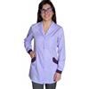 AJM STORE Camice da Lavoro Donna, Casacca, Tasche con Dettagli, vestibilità Slim, Maestra Asilo,Estetista,Nails, Antonella (IT, Testo, M, Regular, Regular, Glicine)