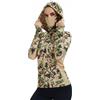 BASSDASH Felpa con cappuccio da donna UPF 50+ mimetica da caccia con ghetta per il collo, traspirante, a maniche lunghe, da pesca, FS03W