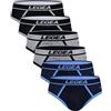 LEGEA Slip Uomo Elasticizzato 5001 Confezione 6pz. Multicolore XXL