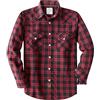 Dubinik® 6 oz Camicia Flanella Uomo Invernale Camicia Uomo Flanella Cotone | Western, Cowboy, Con Bottone Automatico, Quadri, Cotone Traspirante, Tessuto Pre-ristretto, Due Tasche Con Patta
