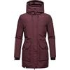 Navahoo Blizzardstorm - Cappotto corto invernale da donna, taglie XS-3XL, vino, S