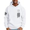 Generico Felpe Uomo con Cappuccio Felpa da Lavoro Uomo Maniche Lunghe Bodybuilding Sport Sweatshirt Moda Felpe Imbottite Running Taglie Forti Hoodie Tennis Sportivo Oversize Leggera Militare 12#Blanc 6XL
